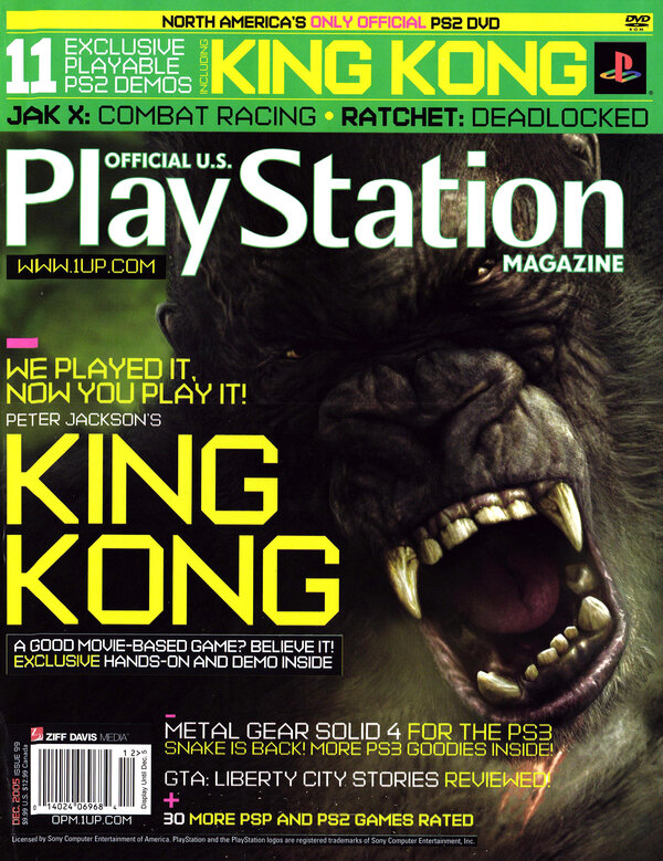 Official U.S. PlayStation Magazine Issue 099 (December 2005) cover